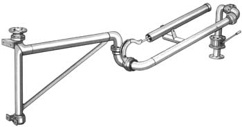 E2816-E2819, E2615-E2618 Устройство налива с фикс. соединением 